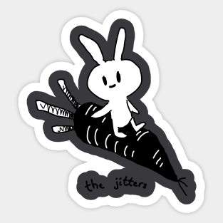 Rabbit and Carrot Sticker